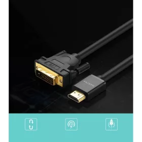 Ugreen HDMI - DVI kábel 4K 60Hz 30AWG 1m fekete (30116)-6957303831166 2 kép