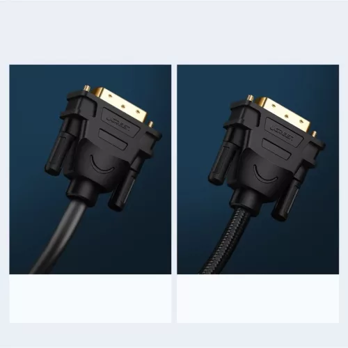 Ugreen HDMI - DVI kábel 4K 60Hz 30AWG 1m fekete (30116)-6957303831166 7 kép