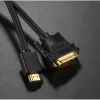 Ugreen HDMI - DVI kábel 4K 60Hz 30AWG 1m fekete (30116)-6957303831166 10 kép
