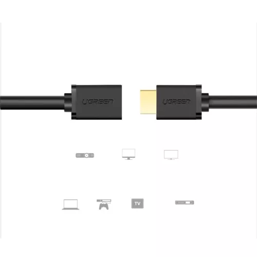 Ugreen HDMI (aljzat) - HDMI (csatlakozó) hosszabbító kábel 19 pin -6957303811427 5 kép