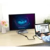 Ugreen HDMI (aljzat) - HDMI (csatlakozó) hosszabbító kábel 19 pin -6957303811427 9 kép