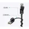 Ugreen Ethernet patchcord kábel RJ45 Cat 6A UTP 1000Mbps 10m fekete (-6957303876563 7 kép