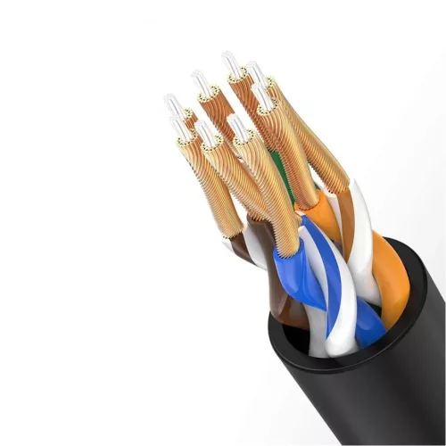 Ugreen Ethernet patchcord kábel RJ45 Cat 6A UTP 1000Mbps 10m fekete (-6957303876563 9 kép
