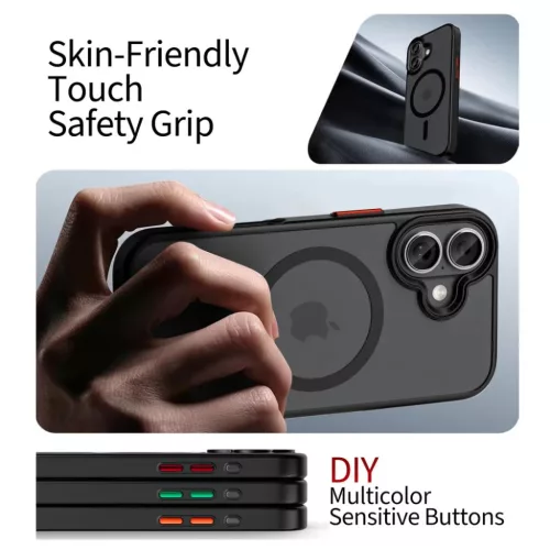 iPhone 17 Tech-protect Magmat Xt 4-set Magsafe Fekete tok-5906302330010 4 kép