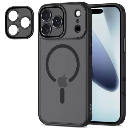 iPhone 17 Pro Max Tech-protect Magcam Magsafe Matte Black tok-5906302330089 2 kép