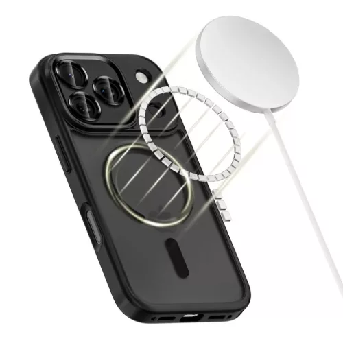 iPhone 17 Pro Max Tech-protect Magcam Magsafe Matte Black tok-5906302330089 3 kép