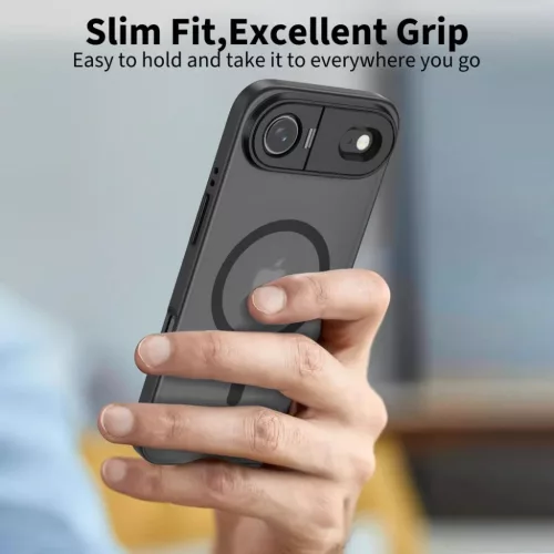iPhone 17 Air Tech-protect Magstand Magsafe, matt fekete tok-5906302330508 4 kép