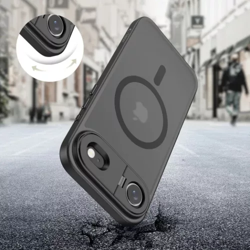 iPhone 17 Air Tech-protect Magstand Magsafe, matt fekete tok-5906302330508 5 kép