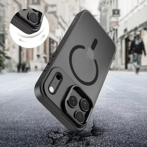 iPhone 17 Pro Max Tech-Protect Magstand Magsafe Fekete tok-5906302330522 5 kép