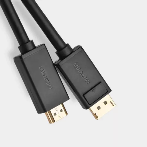 Ugreen HDMI - DisplayPort kábel 4K 30 Hz 28 AWG 1.5 m fekete (DP101 1-6957303812394 4 kép