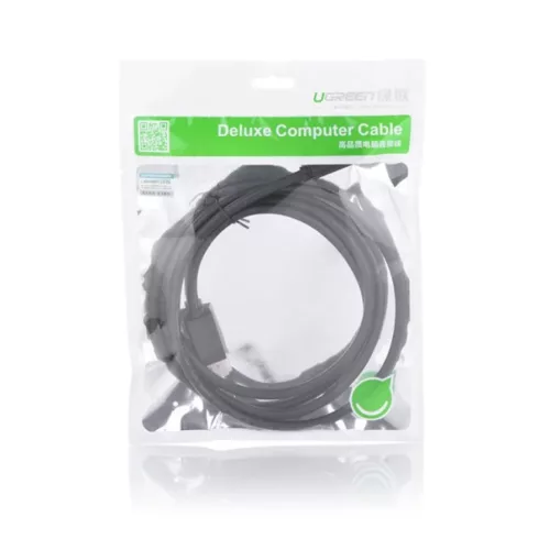 Ugreen HDMI - DisplayPort kábel 4K 30 Hz 28 AWG 1.5 m fekete (DP101 1-6957303812394 10 kép