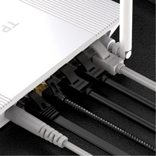 Ugreen Ethernet patchcord kábel RJ45 Cat 6 UTP 1000Mbps 1m kék (NW10-6957303882014 10 kép