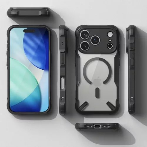 iPhone 17 Pro Ringke Fusion X Magsafe tok Fekete-8800328810945 5 kép