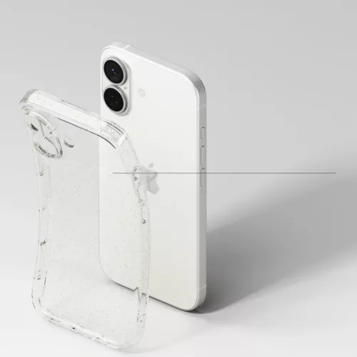 iPhone 17 Ringke Glitter Clear tok-8800328811652 4 kép