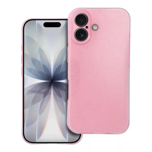 iPhone 17 átlátszó tok 2 mm Blink rózsaszín tok-5903396407352 4 kép