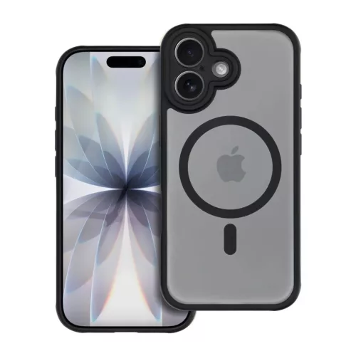 iPhone 17 FULL MATTE MAG tok kompatibilis MagSafe technológiával fek-5903396405204 6 kép
