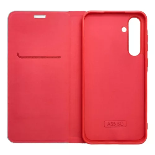 Samsung Galaxy A50 LUNA Book Carbon piros tok-5903396321368 3 kép