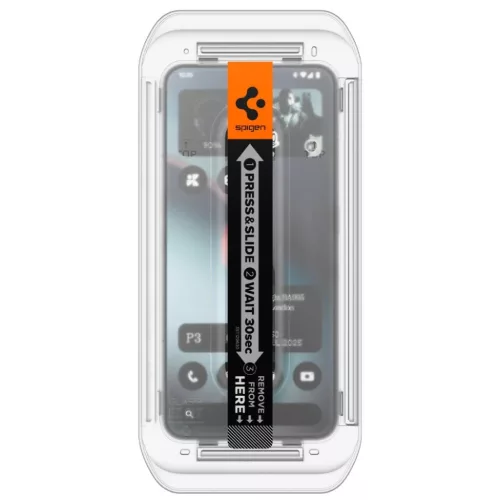  Nothing Phone 3 Átlátszó Spigen Glas.tr ”ez Fit” Edzett üveg -8800283312973 4 kép