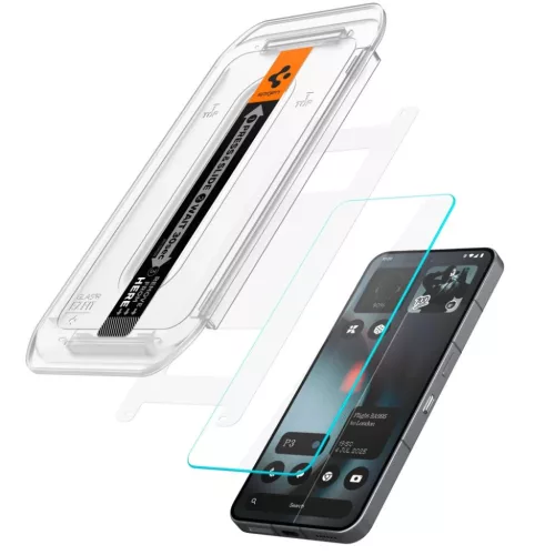  Nothing Phone 3 Átlátszó Spigen Glas.tr ”ez Fit” Edzett üveg -8800283312973 6 kép