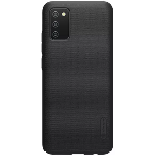 Nillkin Super Frosted Shield tok Samsung A02S fekete-6902048211872 3 kép