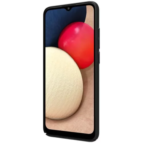 Nillkin Super Frosted Shield tok Samsung A02S fekete-6902048211872 5 kép