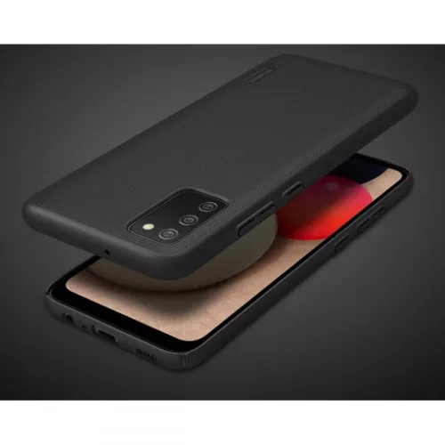 Nillkin Super Frosted Shield tok Samsung A02S fekete-6902048211872 7 kép