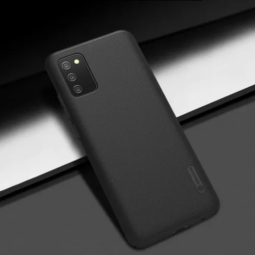 Nillkin Super Frosted Shield tok Samsung A02S fekete-6902048211872 8 kép