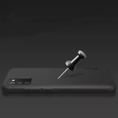 Nillkin Super Frosted Shield tok Samsung A02S fekete-6902048211872 9 kép