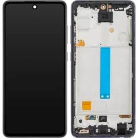   LCD Kijelző Modul MP Samsung Galaxy A52 5G A526 / A52 A525 / A52s 5G A528, Utángyártott, Fekete