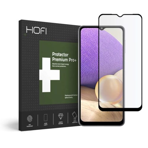 HOFI GLASS PRO+ Hybrid temperált üvegfólia Samsung A32 5G fekete-6216990209611 1 kép