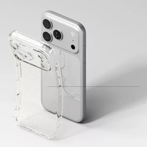 iPhone 17 Pro Max Ringke Air Glitter Clear tok-8800328810266 4 kép