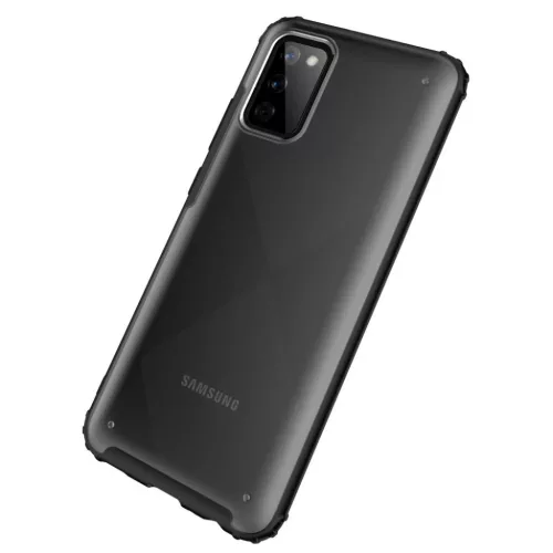 TECH-PROTECT Hybridshell Samsung A02S Fagyos Fekete tok-6216990209581 5 kép