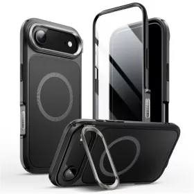 iPhone 17 Air Supcase Iblsn Ares Flip Mag Magsafe tok Fekete