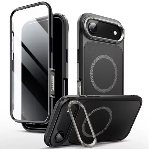 iPhone 17 Air Supcase Iblsn Ares Flip Mag Magsafe tok Fekete-843439159280 2 kép