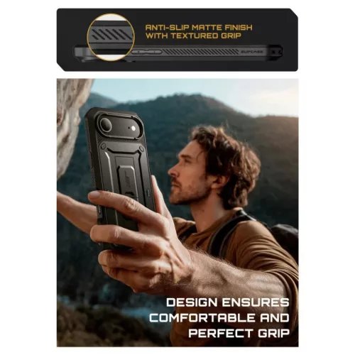 iPhone 17 Air tok Supcase Unicorn Beetle Pro Fekete-843439159310 5 kép