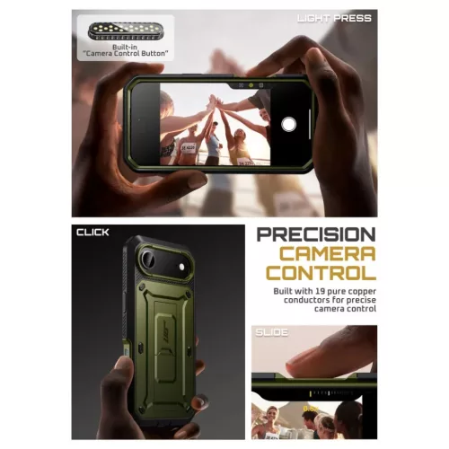 iPhone 17 Air Supcase Ub Pro zöld tok-843439159327 3 kép