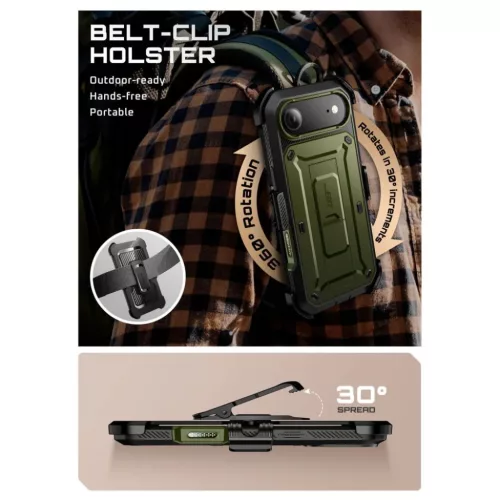 iPhone 17 Air Supcase Ub Pro zöld tok-843439159327 5 kép