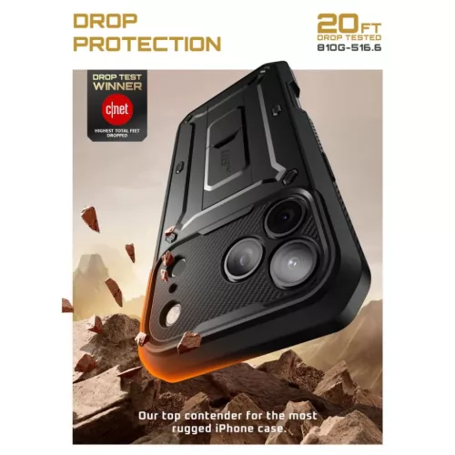 iPhone 17 Pro Max Supcase Ub Pro Fekete tok-843439159372 2 kép