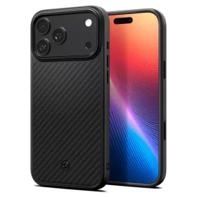 iPhone 17 Pro Max Spigen Enzo Aramid T Magsafe Fekete tok