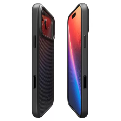 iPhone 17 Pro Max Spigen Enzo Aramid T Magsafe Fekete tok-8800283310351 6 kép