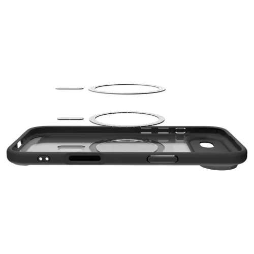 iPhone 17 Air Spigen Ultra Hybrid Mag Magsafe Frost Fekete tok-8800283314489 4 kép