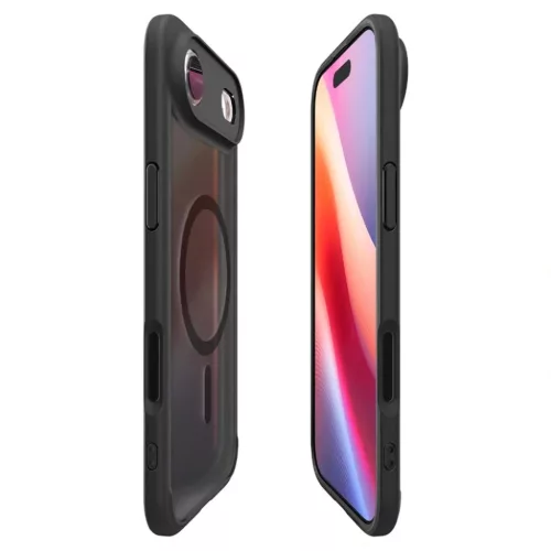 iPhone 17 Air Spigen Ultra Hybrid Mag Magsafe Frost Fekete tok-8800283314489 5 kép