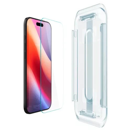 iPhone 17 Air üvegfólia Spigen Glas.tr "EZ Fit" 2-pack Átlátszó-8800283309911 4 kép