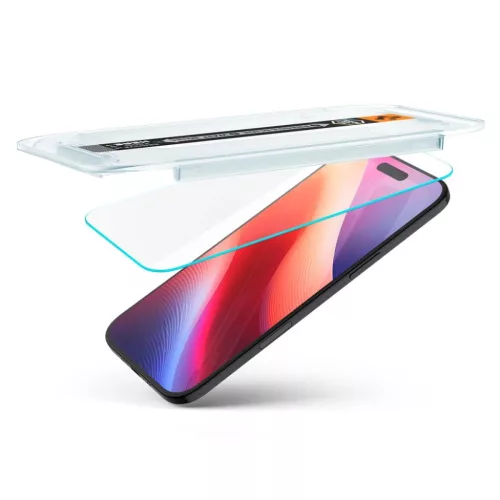 iPhone 17 Air üvegfólia Spigen Glas.tr "EZ Fit" 2-pack Átlátszó-8800283309911 6 kép