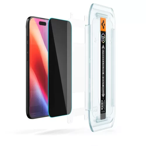 iPhone 17 Air Spigen Glas.tr "Ez Fit" 2-pack privát üvegfólia-8800283309928 7 kép
