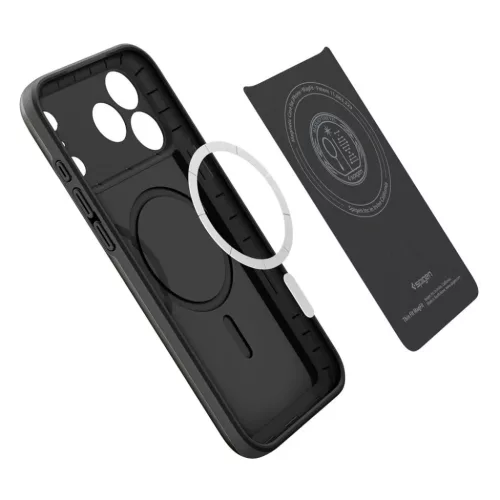 iPhone 17 Pro Spigen Thin Fit Mag Magsafe fekete tok-8800283314717 5 kép