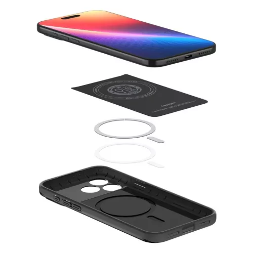 iPhone 17 Pro Spigen Thin Fit Mag Magsafe fekete tok-8800283314717 8 kép