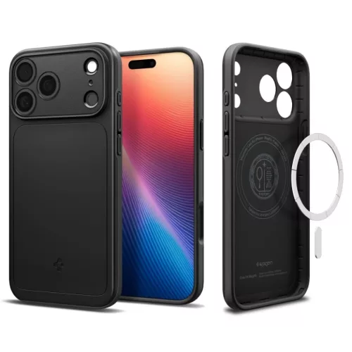 iPhone 17 Pro Spigen Thin Fit Mag Magsafe fekete tok-8800283314717 9 kép