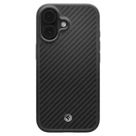 iPhone 17 Spigen Enzo Aramid "T" Magsafe Fekete/Ezüst tok-8800283311181 2 kép