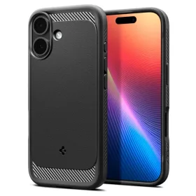 iPhone 17 Spigen Rugged Armor Mag Magsafe matt fekete tok